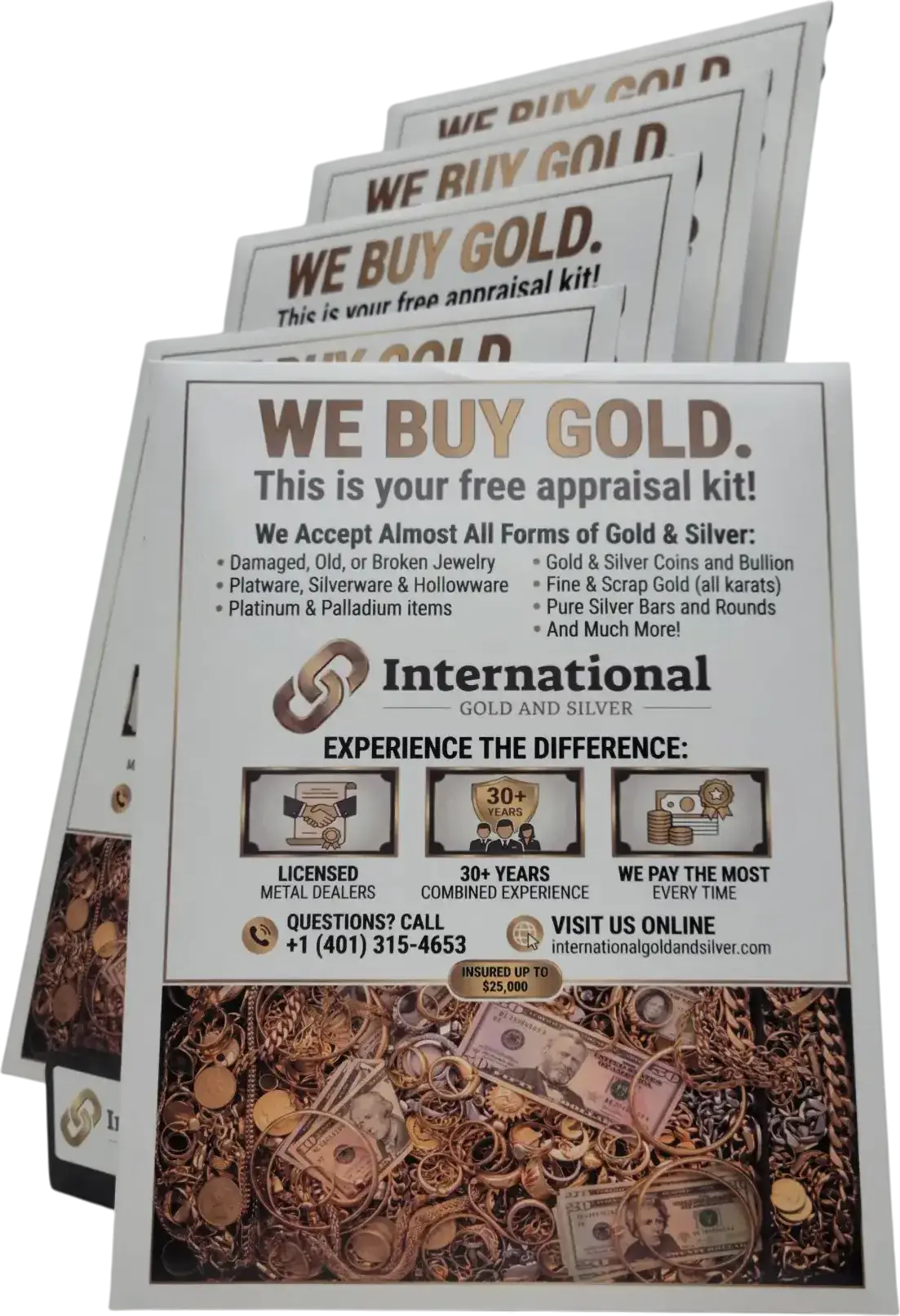 Free appraisal mailers, ready to be filled and posted back